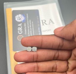 Moissanite Stud Earrings