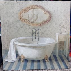 Victorian Bath II Canvas Wall Art