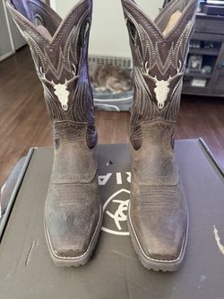 ARIAT - Hybrid Roughstock Antler Cowboy Boot $160