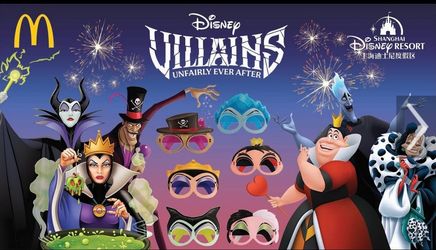 Mexico Disney Villains Glasses