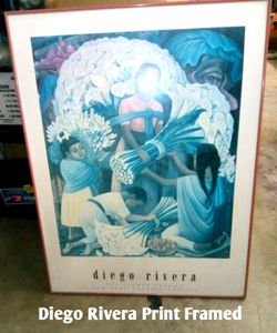 Framed Diego Rivera Print