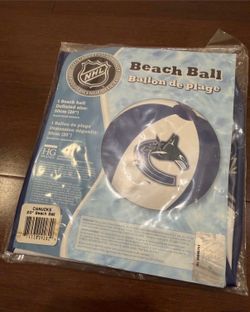 NHL Vancouver Canucks Blue and White Beach Ball 20 inch