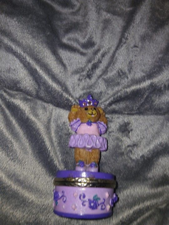 Girls Bear Ballerina Trinkent Box $5