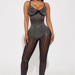 Rhinestone Jumpsuit 