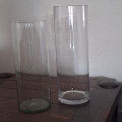 Two Glass Vases