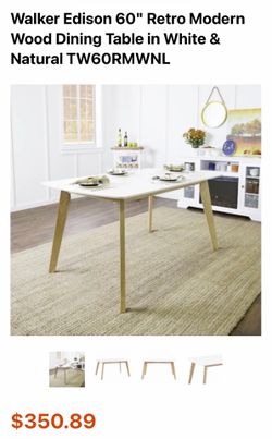 New dining table for 6