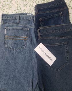 Three Pairs Of Men's Jeans! Cinch (36×30), NWT Amazon Essentials (36×30) & Amazon Essentials (36×28)! Price For All!