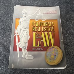 California real estate law Book 9th Edition