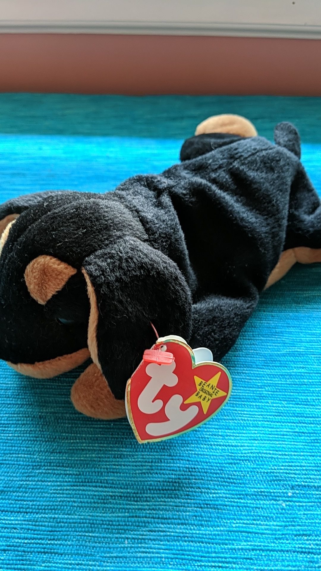 Ty Beanie Baby Don't The Doberman MWMT