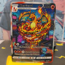 Custom Made Charizard Graffiti Inferno