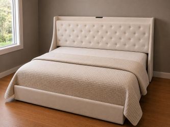 King bed with matress