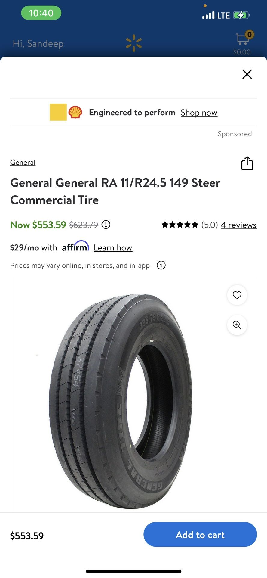 General general ra 11r24 5 h for sale in hilliard oh offerup