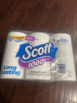 Scott 1000 Toilet Paper 12 Rolls