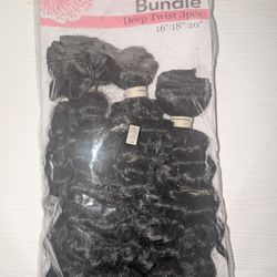 Bloom Bundle Deep Twist Hair Extensions 