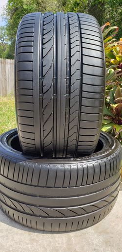 Two 315/35/20 BRIDGESTONE DUELER BMW X5 X6 CHEVY DODGE MUSTANG