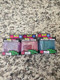 Needoh Nice Cube Glitter and Glow