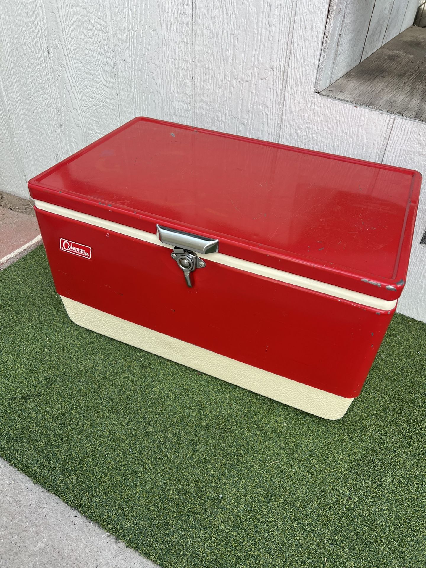 Vintage Coleman Red Cooler 