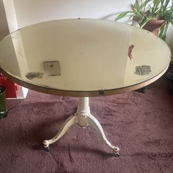 Mirror Top Folding Table 