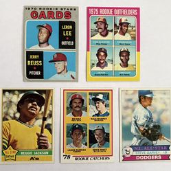 1970/80s Topps Baseball Card Lot of 10