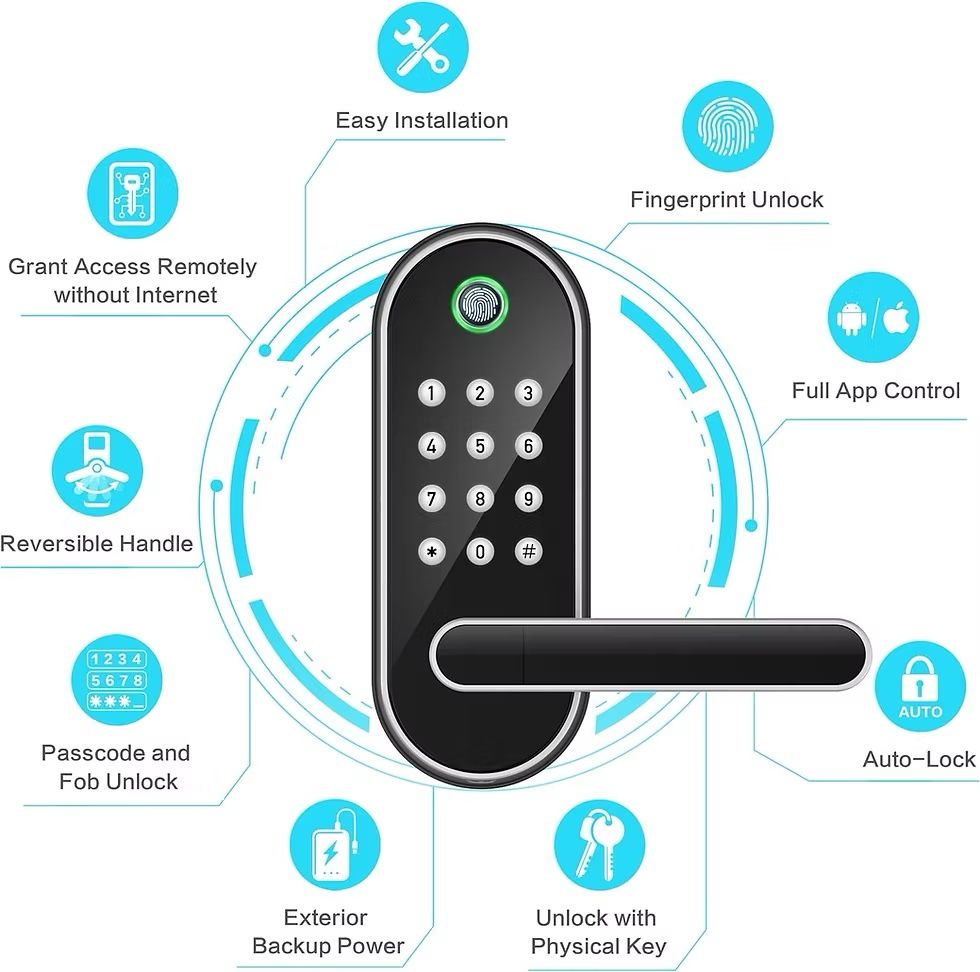 Sifely Smart Lock Key Digital Door Lock
