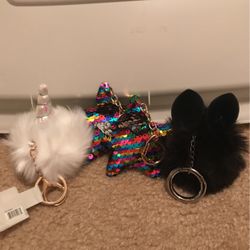 Adorable !!! Cute!!! Key Chains /purse Charms 