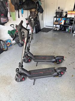 Pair of Segway Ninebot MAX G3 Electric Scooters — 28 MPH — Only 140 & 190 Miles — Like New $1,150