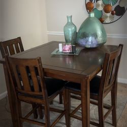 five Piece Counter Height, Dining Set Sturdy And Stylish