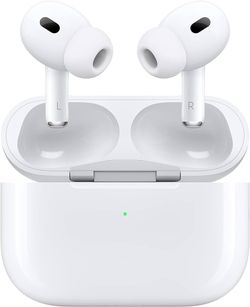 Apple AirPods pros second generation wireless earbuds with Charging Case