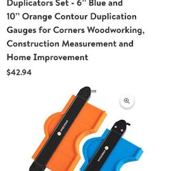 VRBOSHA Contour Gauge with Lock - 2 Pack Wide Contour Gauge Duplicators Set - 6’’ & 10’’ 