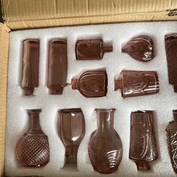 Rose Pink Vases 21 Pieces 