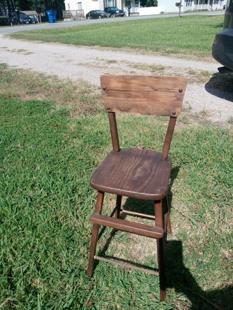 Small Decorative Wooden Chair