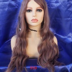 Brown Synthetic Hair Wig