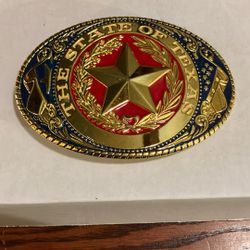 State Of Texas Belt Buckle BIG
