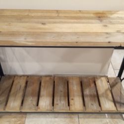Butcher Block Style Stand 