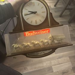 Antique Budweiser Clock