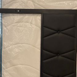 Bedframe And Twin Mattress 