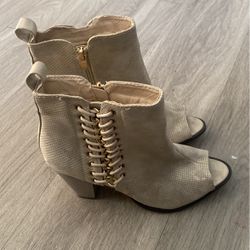 Open Toe Ancle Boots 