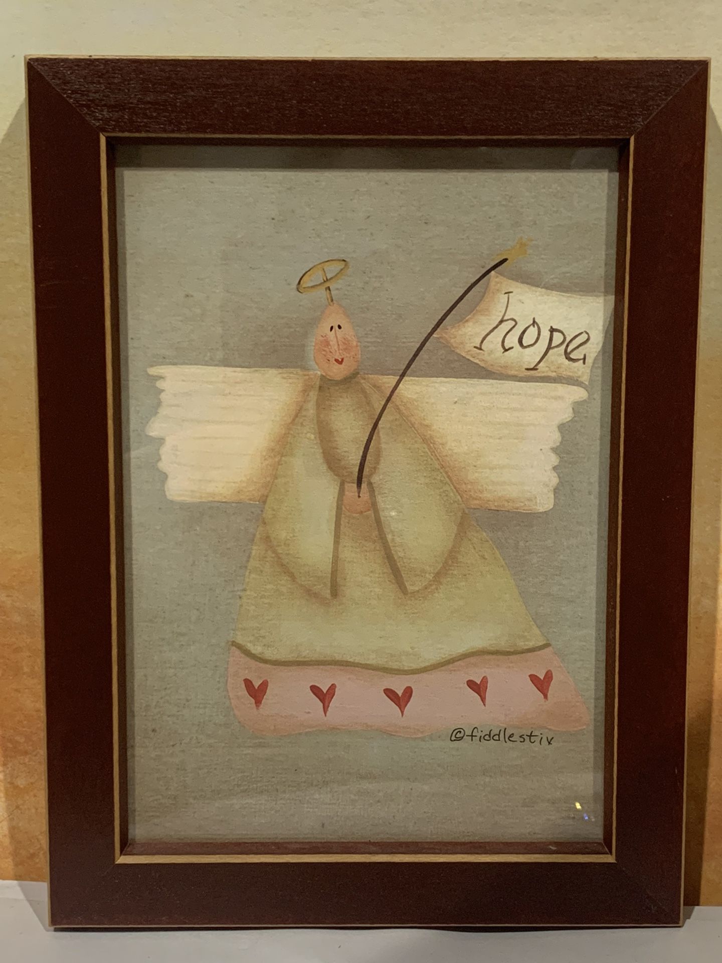 Fiddlestix Hope Angle Framed Print
