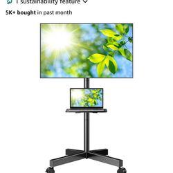 Mobile Rolling TV Stand