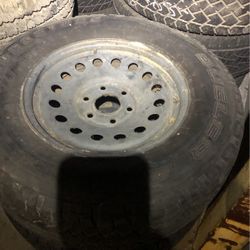 Spare Wheel And Tire For Chevy 6 Lugs