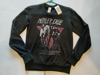 Vintage 90s Motley Crue Live In Concert Crew neck