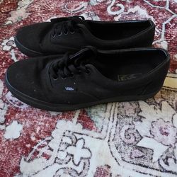 Vans Black Shoes Size 11.5
