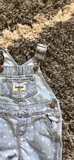 Oshkosh B’Gosh Baby Girl Overalls. Size 6m