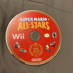 Nintendo Wii Super Mario All Stars 25th Anniversary Video Game Single Disc Only