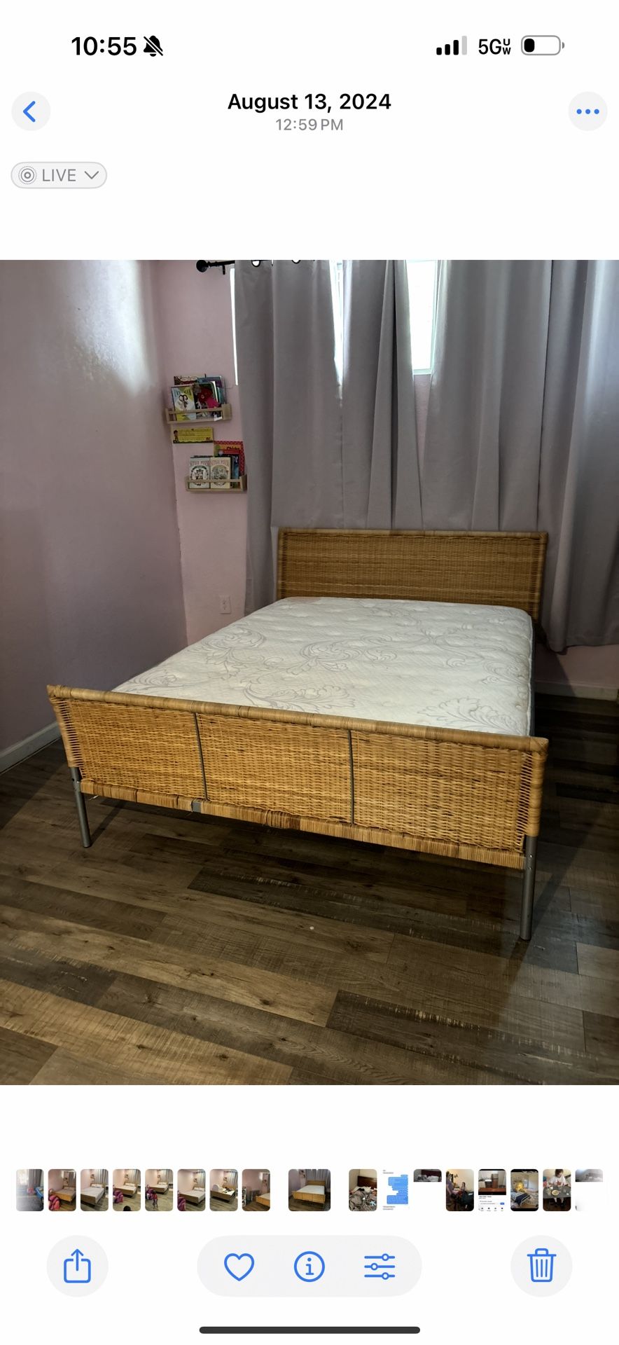 Queen Bed Frame $20