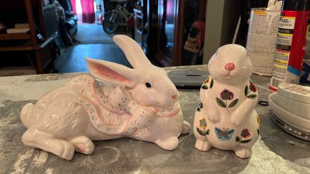Ceramic bunnies