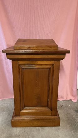 Antique Wood Book Display Stand 