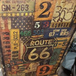 Route 66 Canvas 