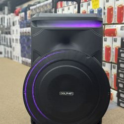18” Bluetooth Party Speaker w/ wireless mic