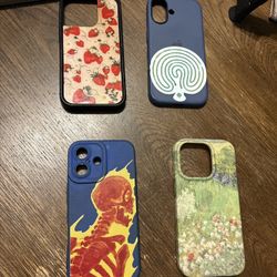 Various phone cases